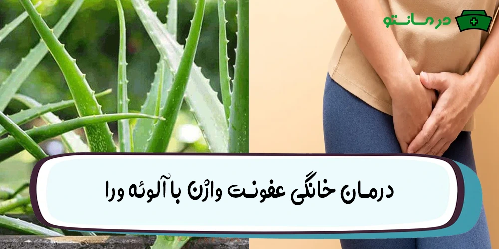 درمان خانگی خارش واژن با آلوئه ورا