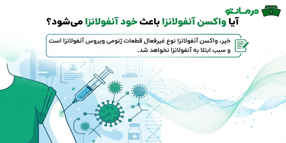 آیا واکسن آنفولانزا باعث خود آنفولانزا می شود؟