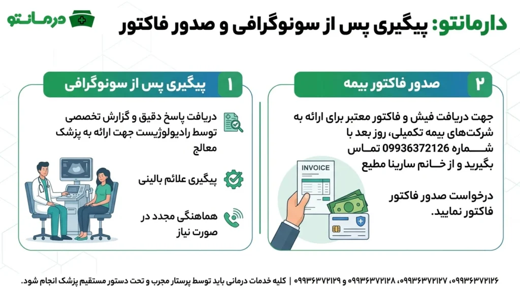 پیگیری های پس از سونوگرافی در منزل چیست؟ (مراقبت ها و گرفتن جواب)